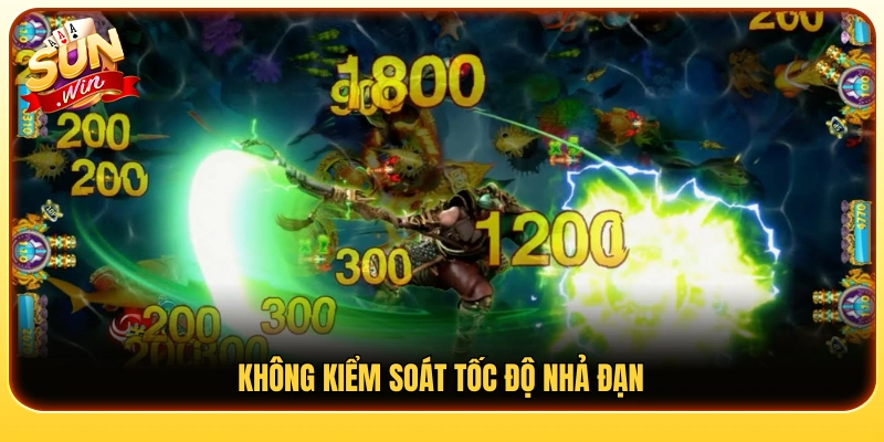 Bắn đạn liên tục mà không tính toán hợp lý